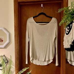 Flowy beige blouse